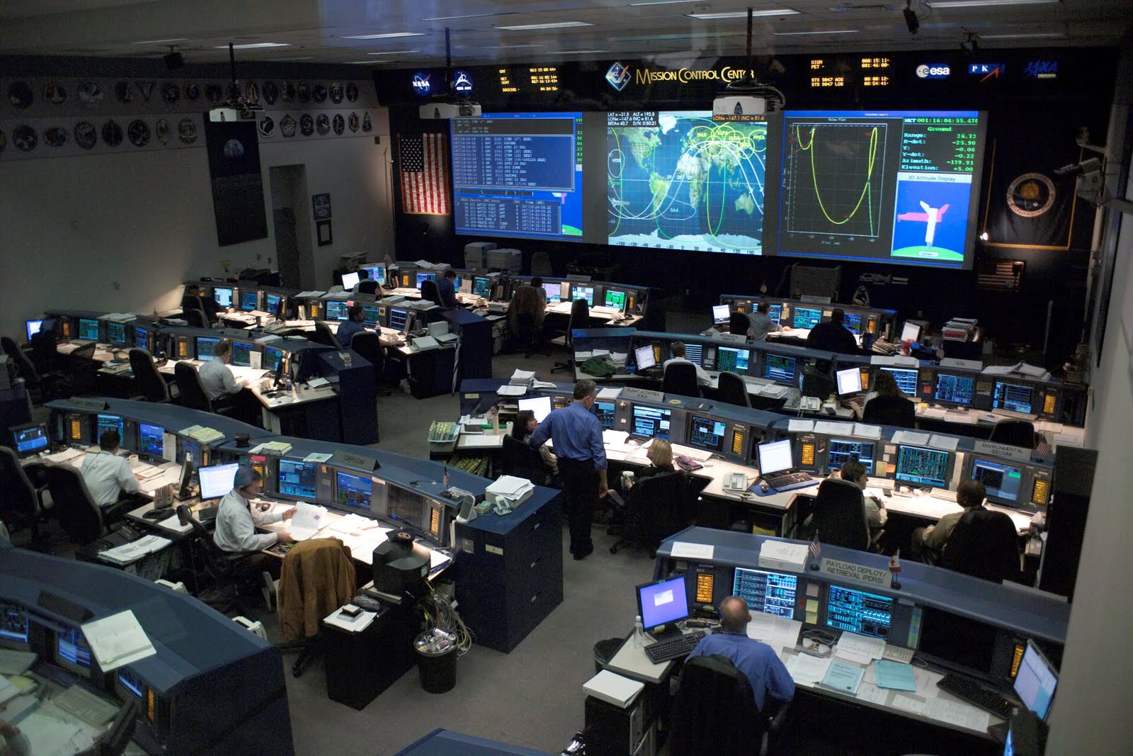 NASA mission control