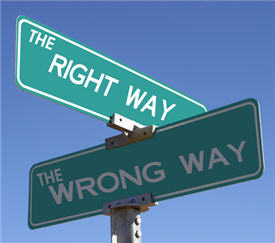 Right Way Wrong Way
