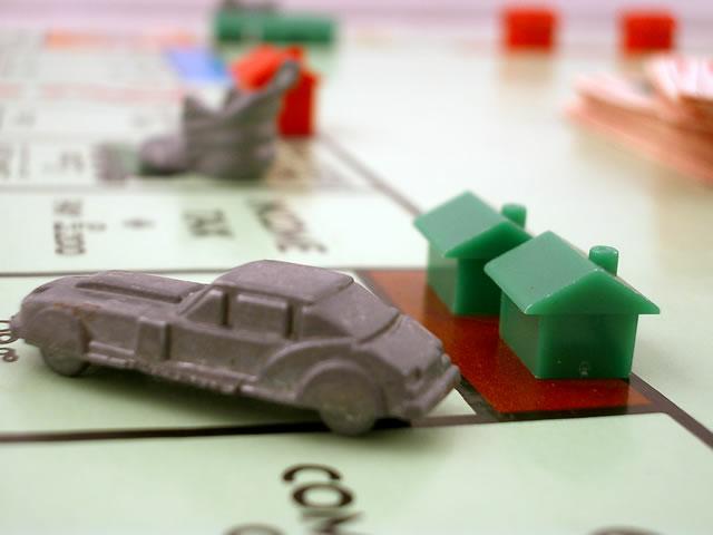 Car and Monopoly house