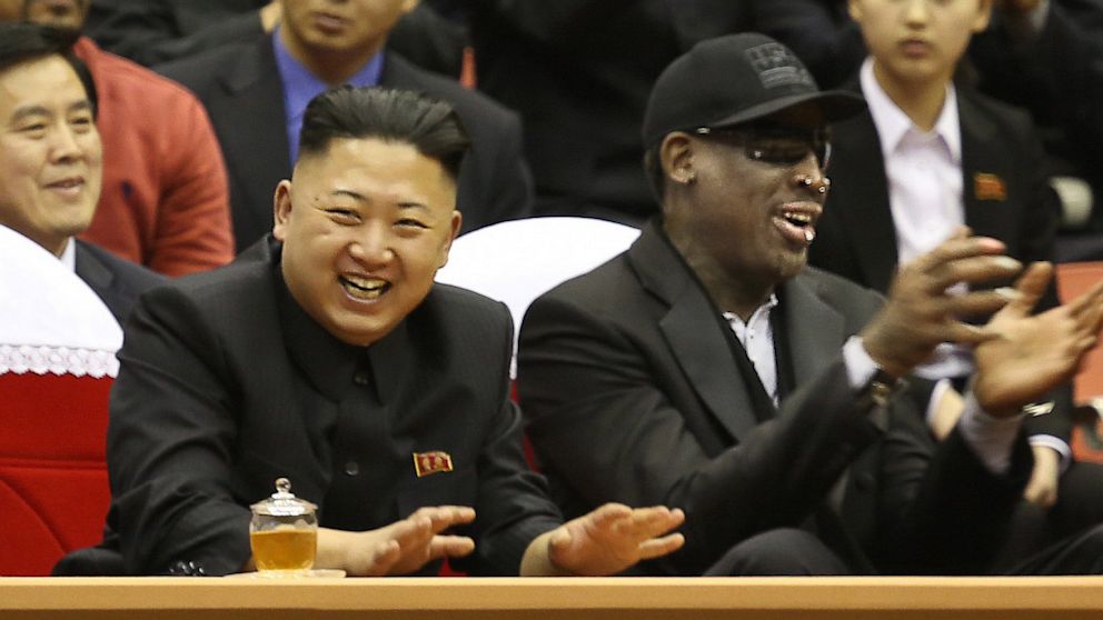 Dennis Rodman and new BFF Kim Jong Un