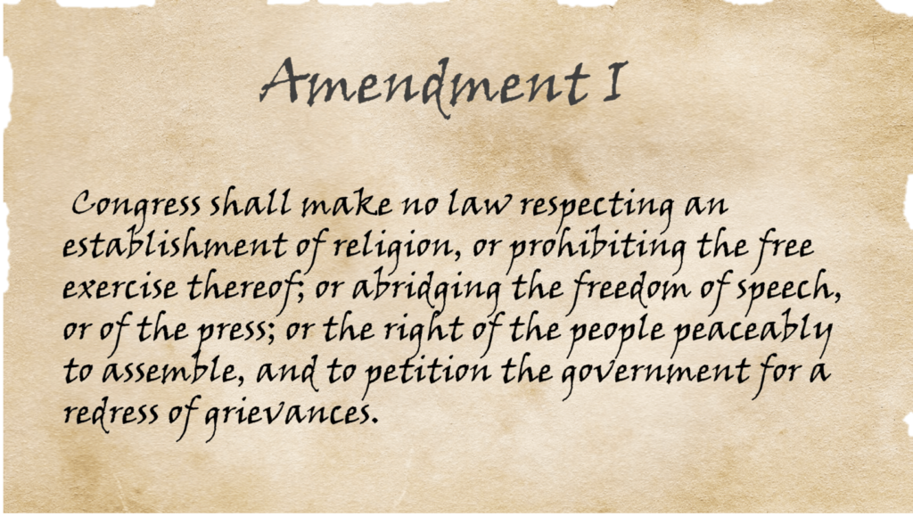 First Amendment